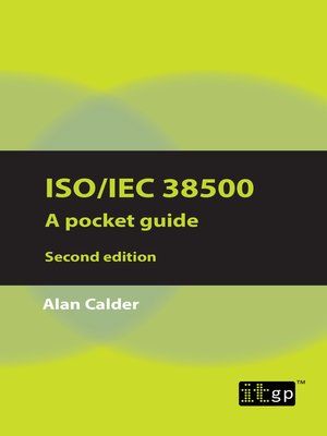cover image of ISO/IEC 38500: A pocket guide